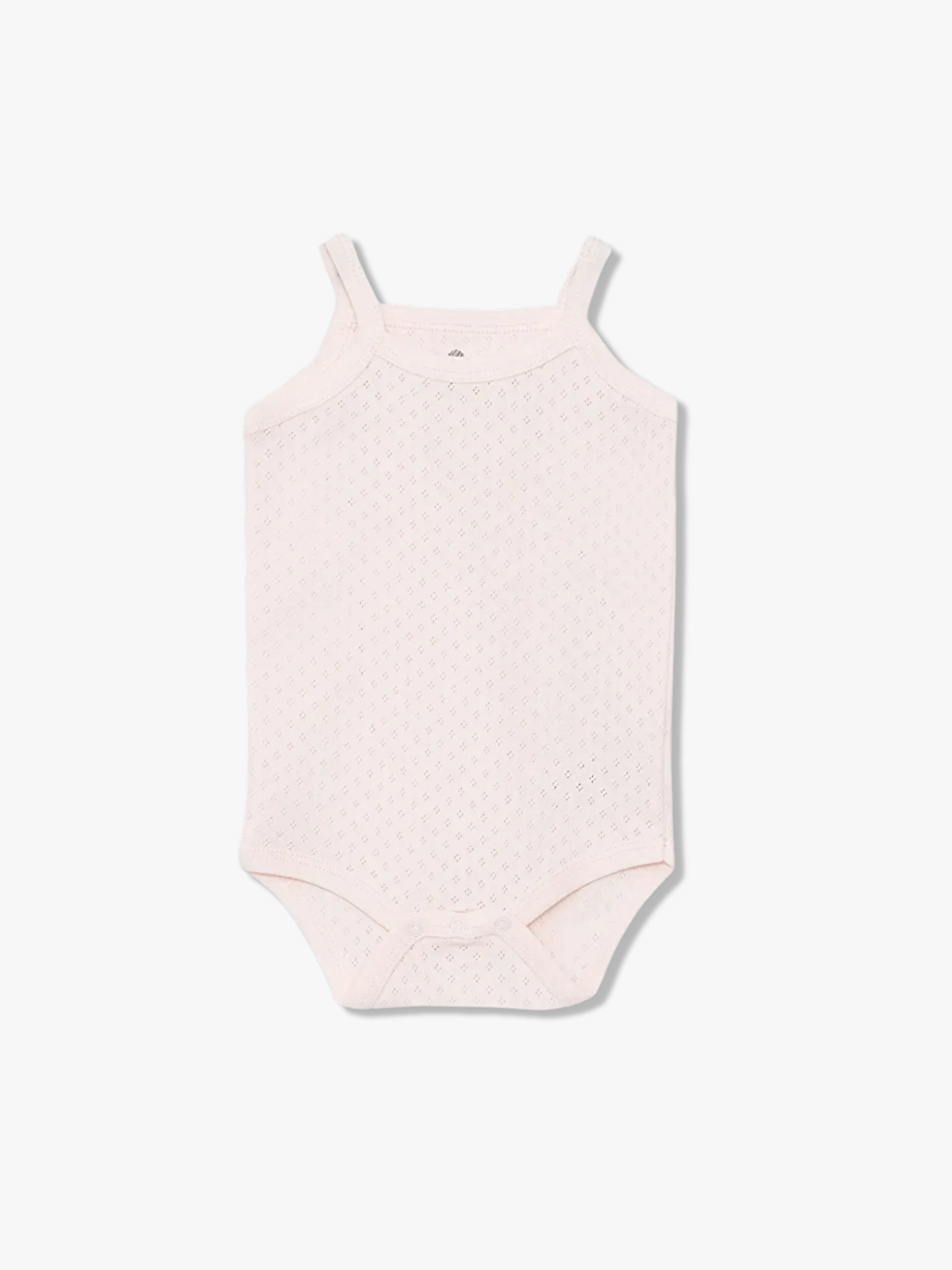 Pembe Kare Yaka Pamuklu İp Askılı Kız Bebek Jakarlı Çıtçıtlı Body 3'lü-2