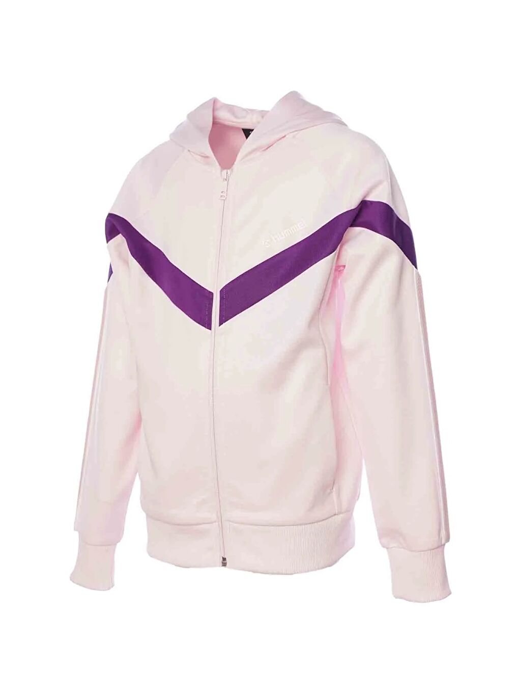 Hummel Lova Çocuk Pembe Dik Yaka Fermuarlı Sweatshirt