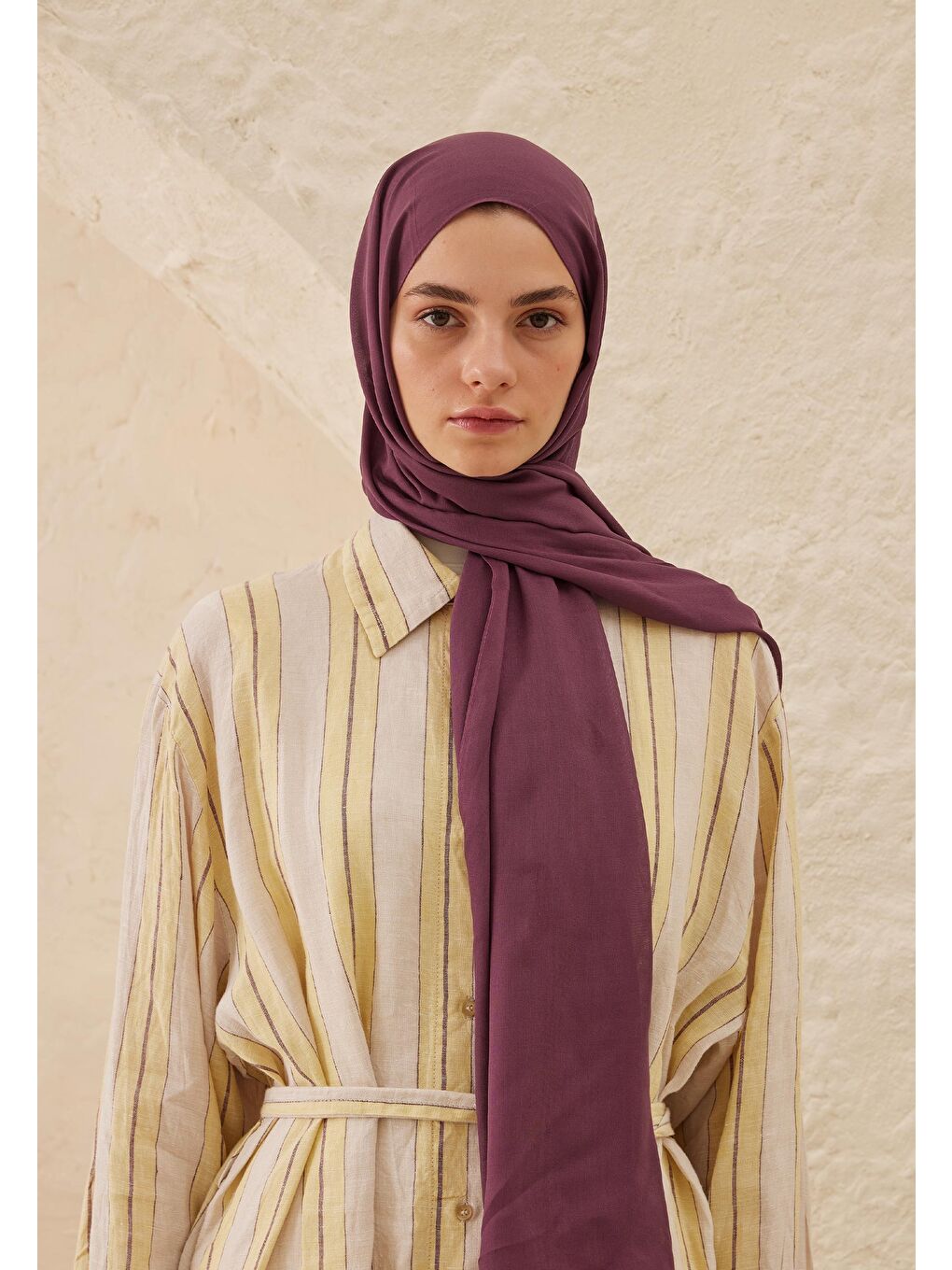 Rami Viskon Şal Mürdüm-2