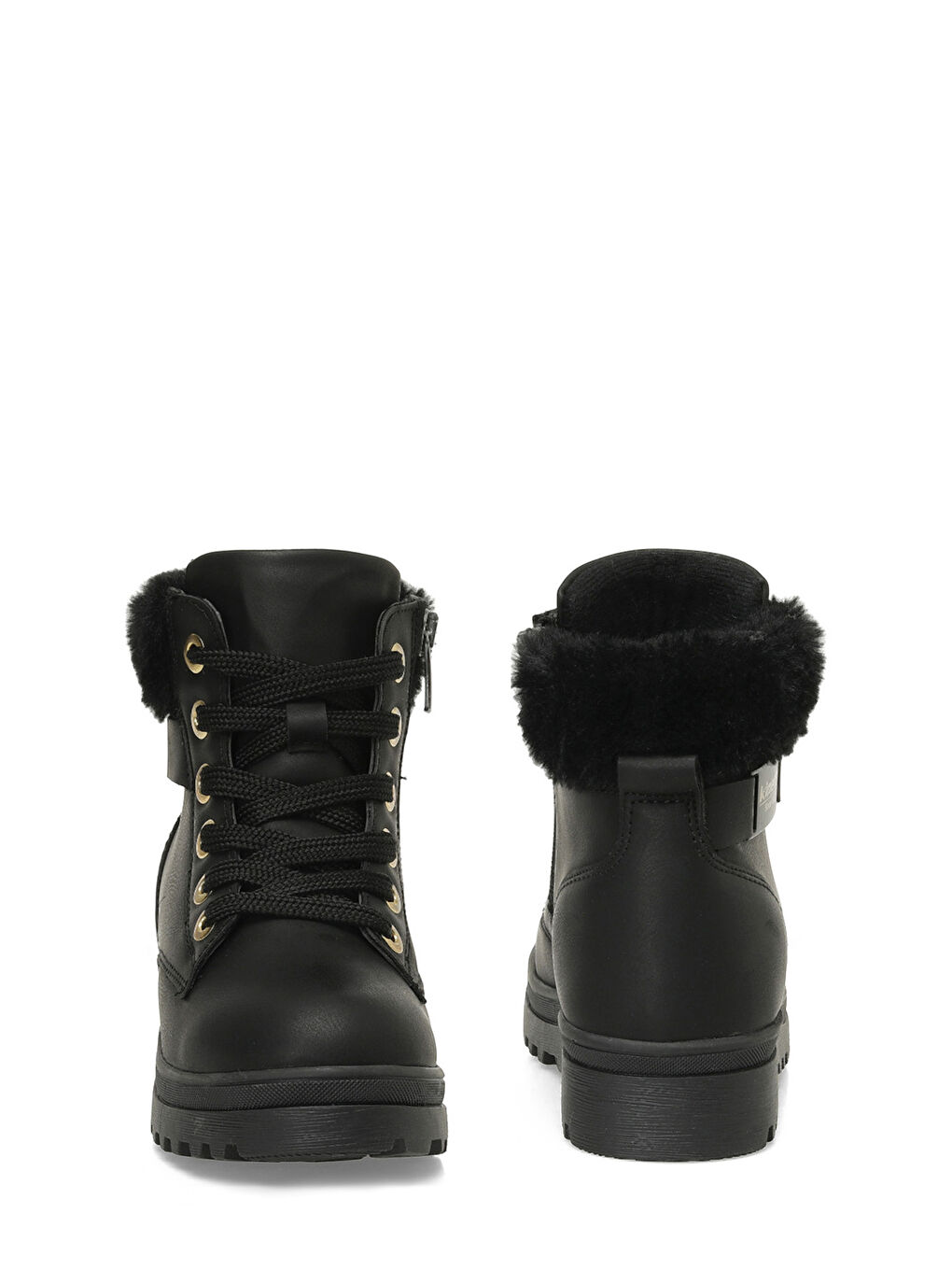 JUNA J F 5PR Siyah Kız Çocuk Bot-4