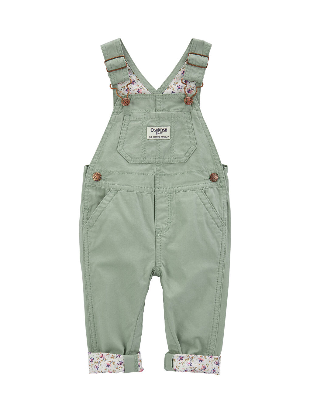 Yeşil Kız Bebek Salopet