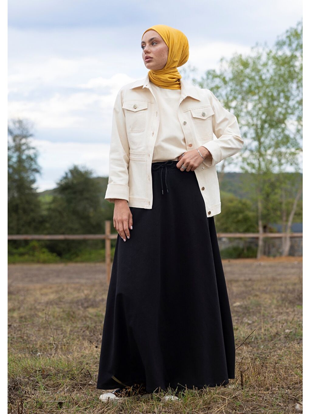 Eşofman Siyah Etek-3