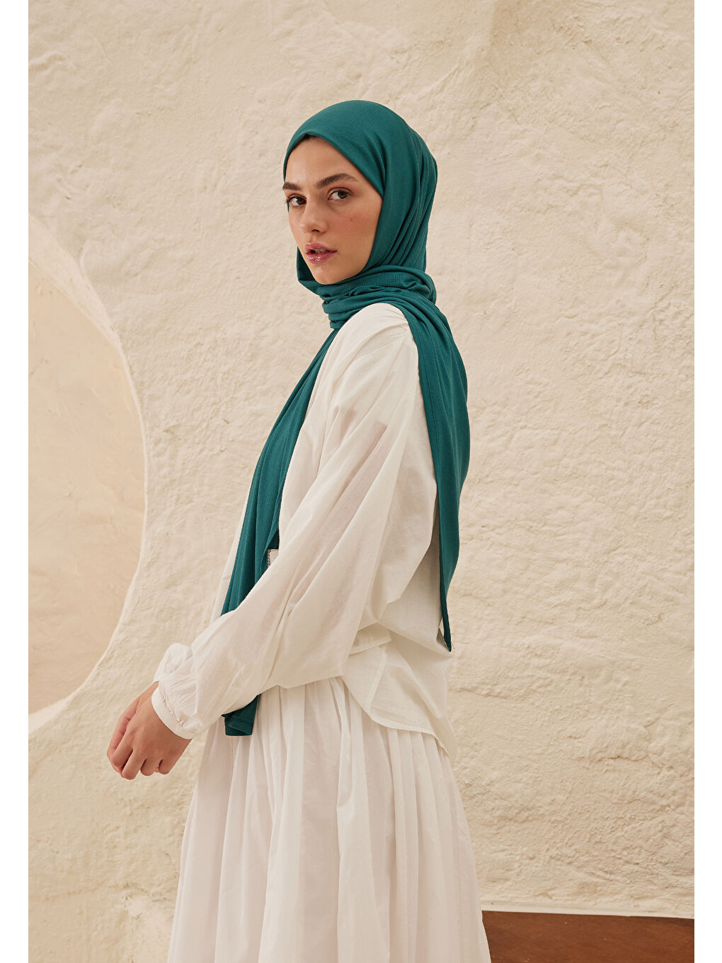 Yeşil Penye Şal Parlament-2