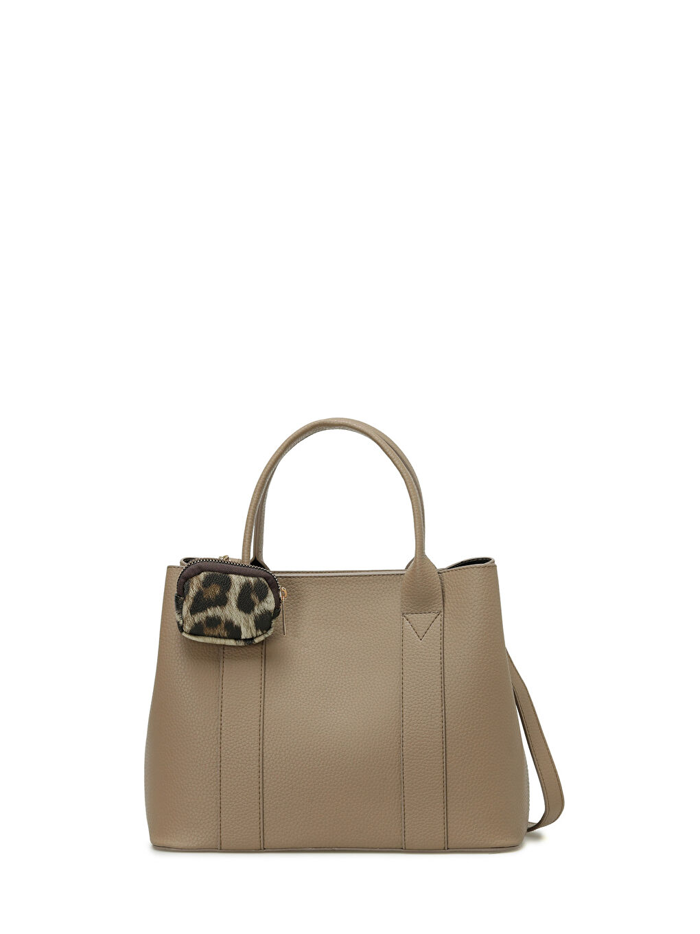 Bej NTRL BZKLU KL 5PR Vizon Kadın Kol Çantası