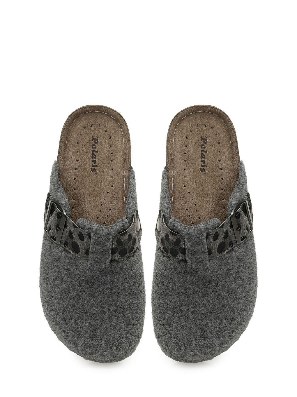 609034.Z5PR Gri Kadın Sabo Terlik-3