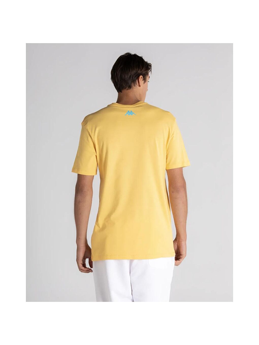 Sarı Authentic Winay Bisiklet Yaka Erkek Tişört-2