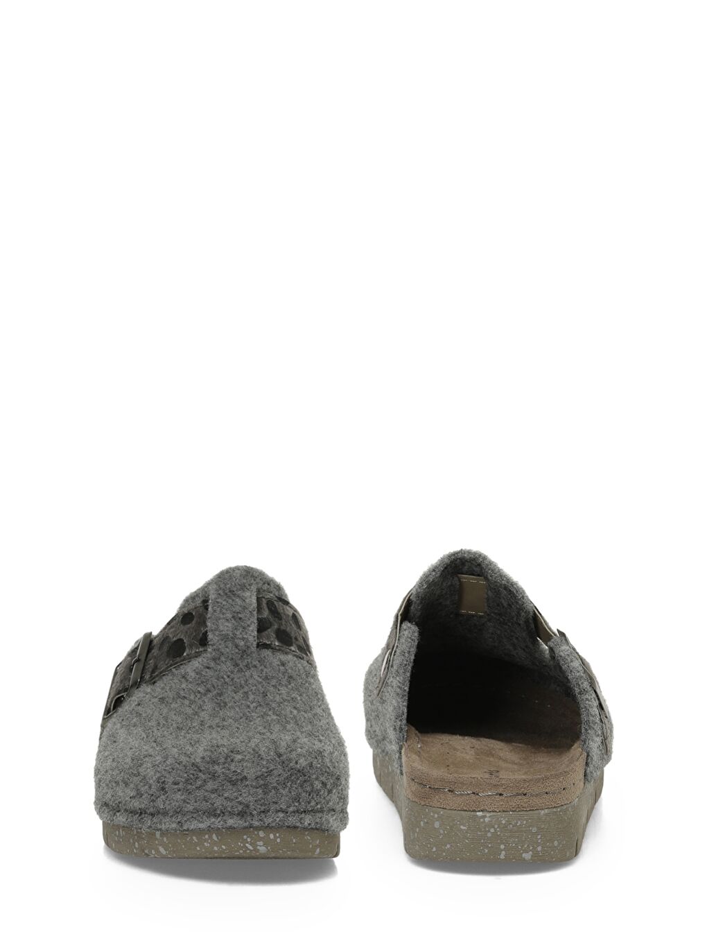 609034.Z5PR Gri Kadın Sabo Terlik-4