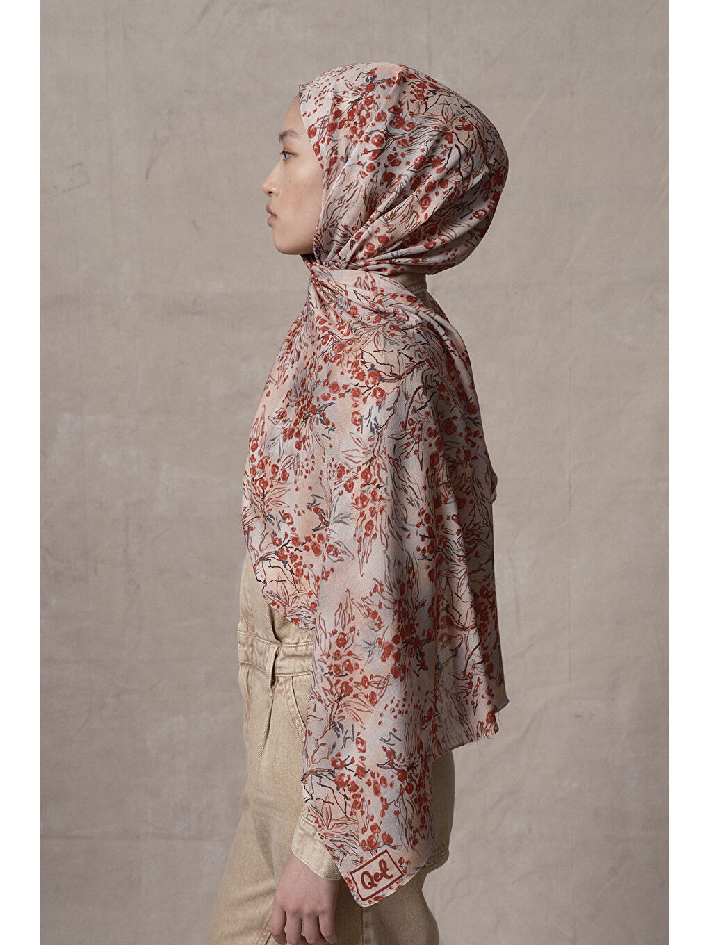 Pembe Modal Brush Şal Mini Coral-3