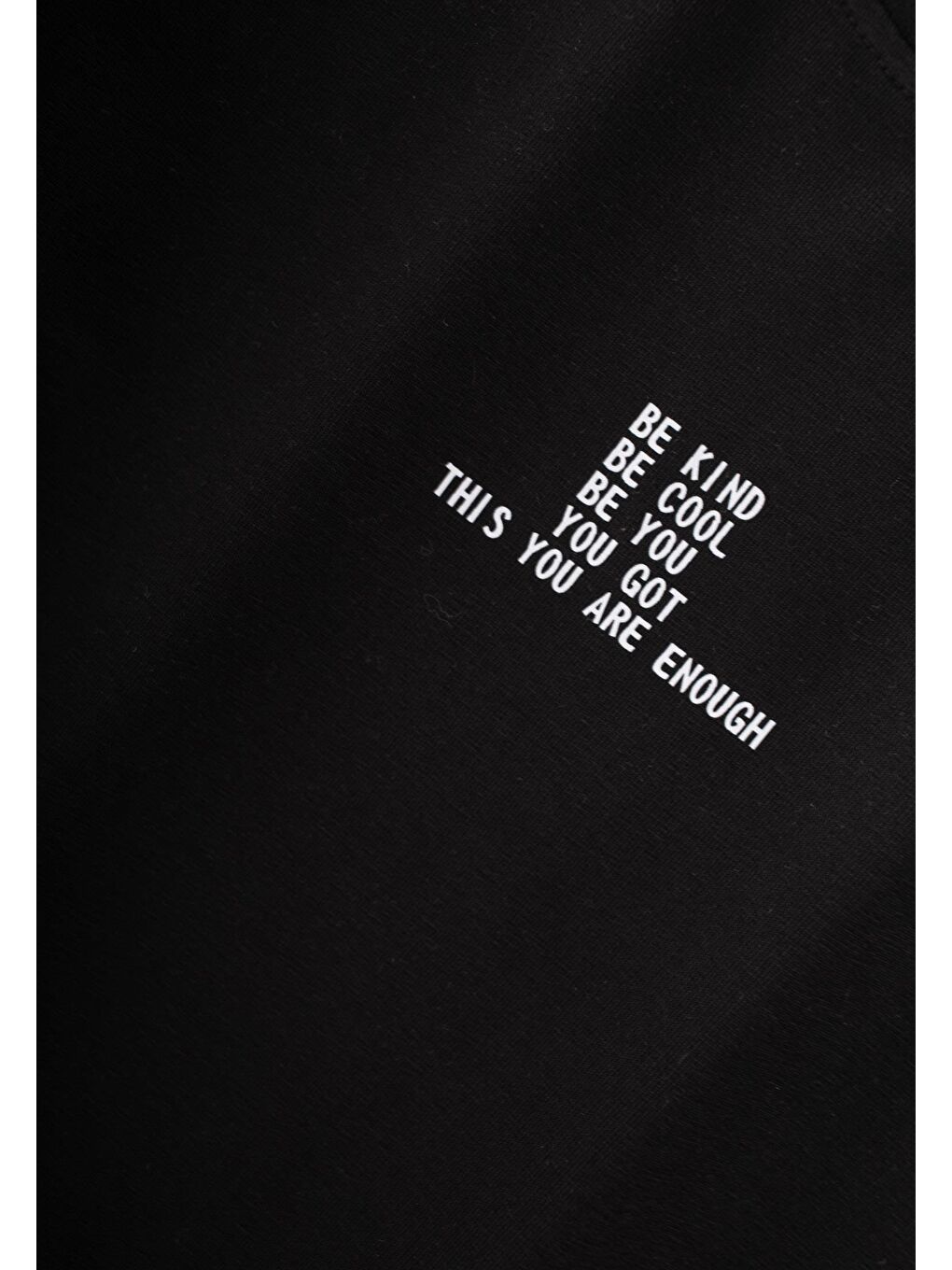 Basic Baskılı Eşofman Takım 2-7 Yaş Siyah-3