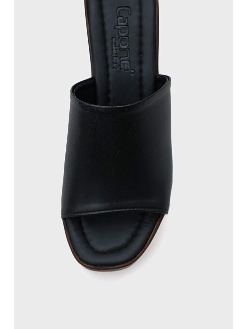 Siyah Maris Platform Tek Bantlı Kadın Terlik-2