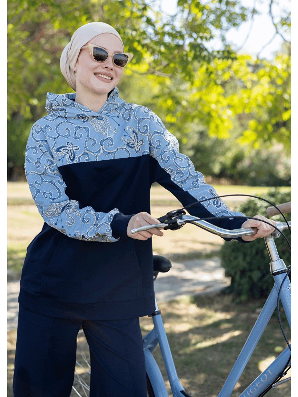 Sweatshirt Lacivert Keten-2