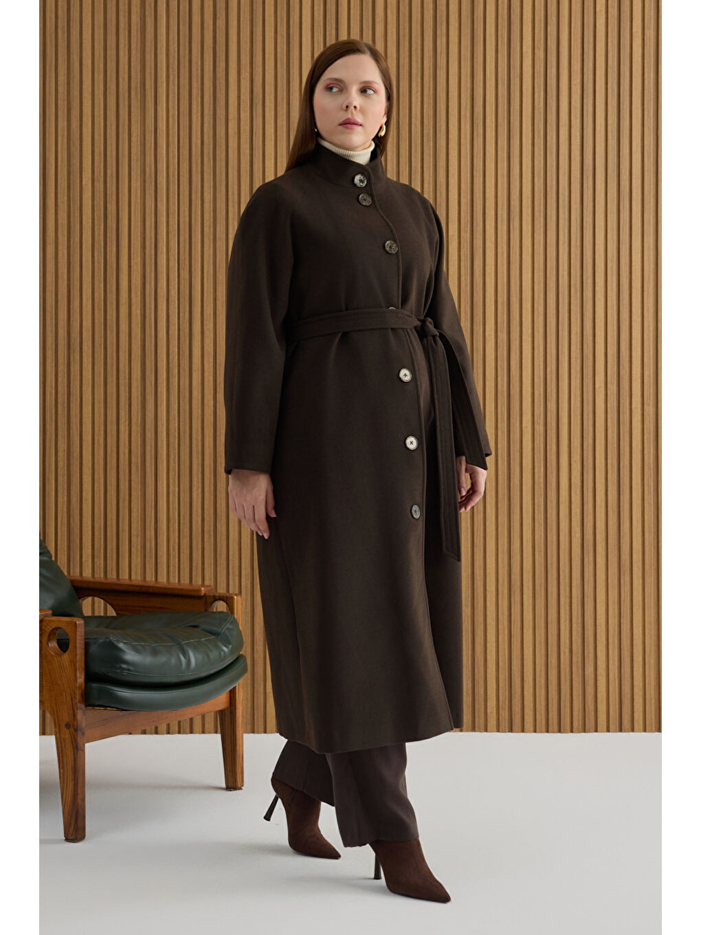 Kahverengi Dik Yaka Kaban-2