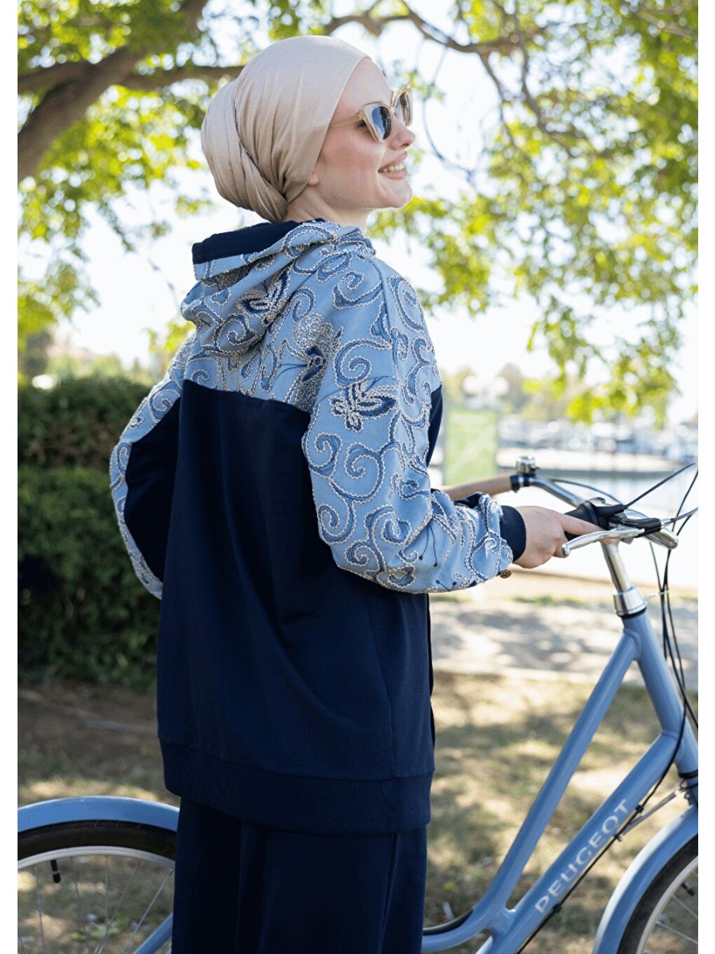 Sweatshirt Lacivert Keten-3