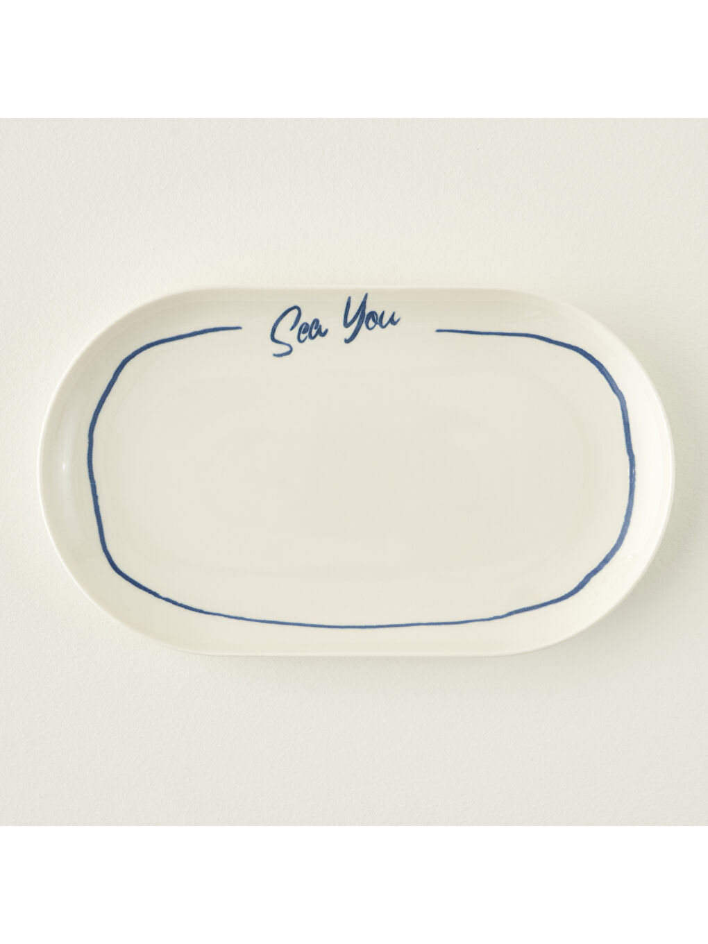 Karışık Marine Porselen Sunum Tabağı (30 cm)