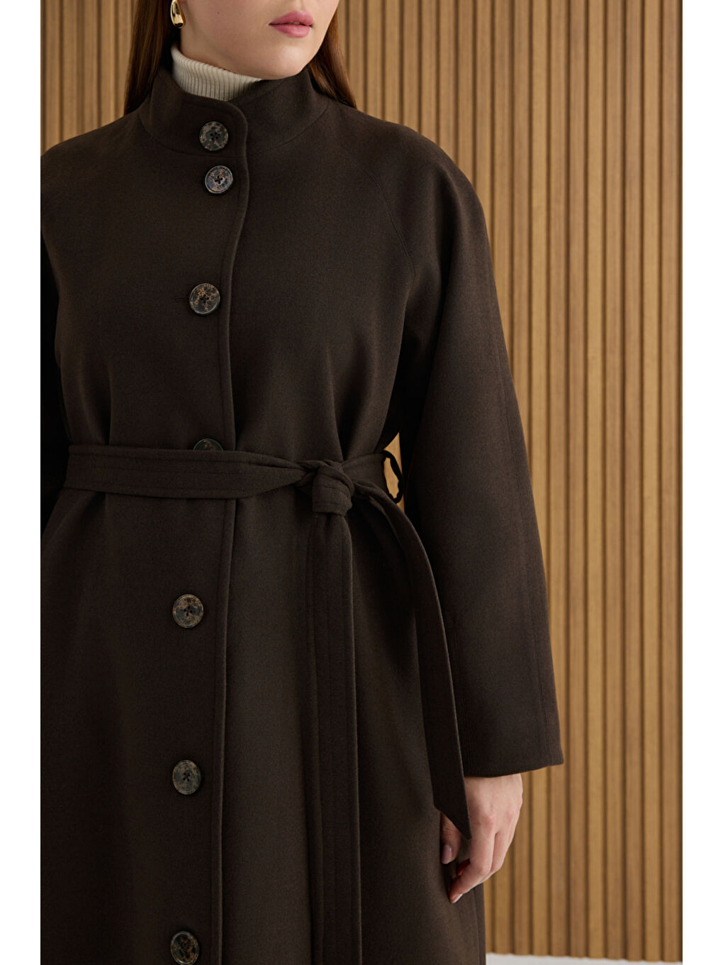 Kahverengi Dik Yaka Kaban-4