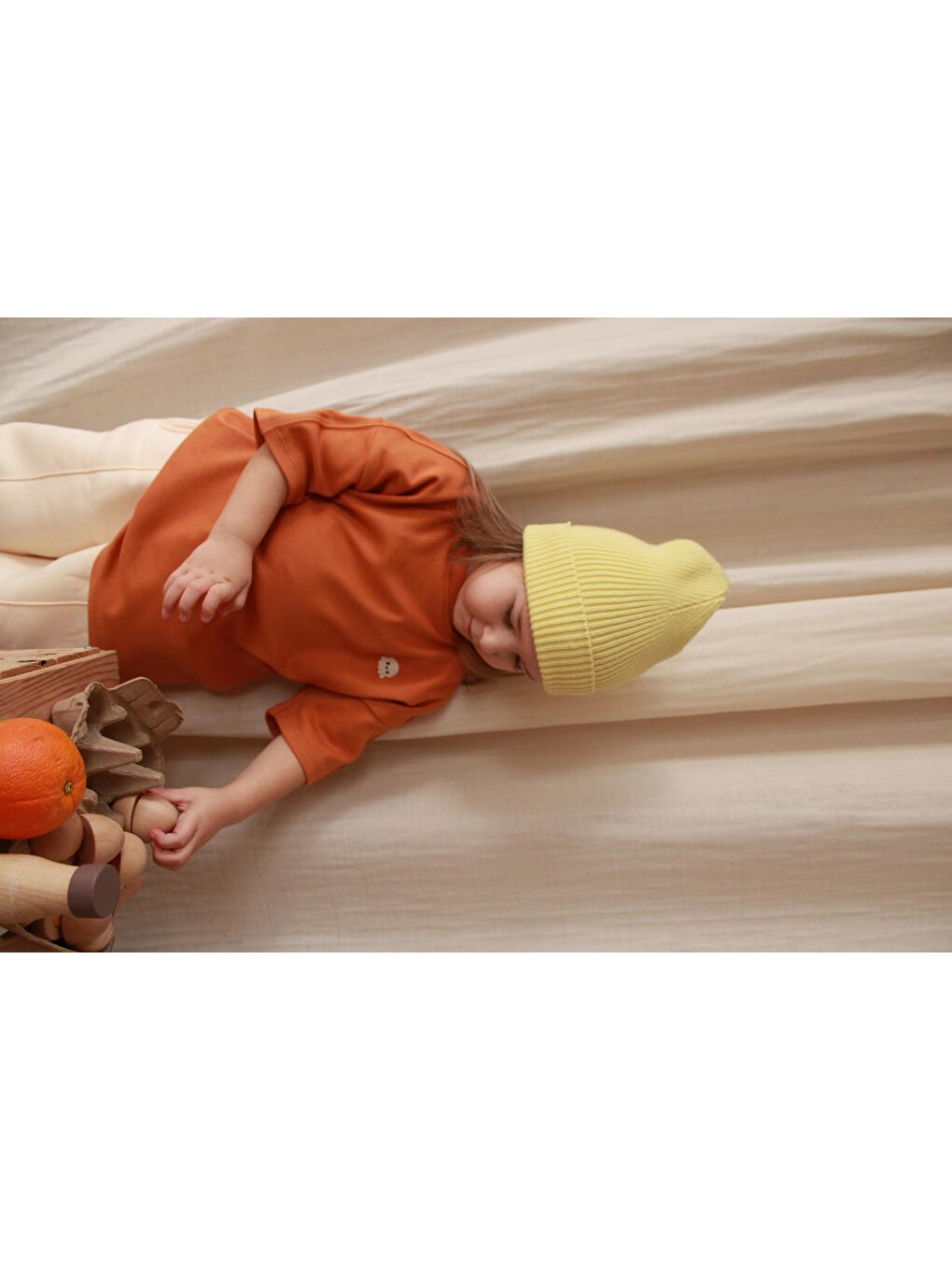 Kahverengi Ahtapot Nakışlı Oversize T-Shirt-3