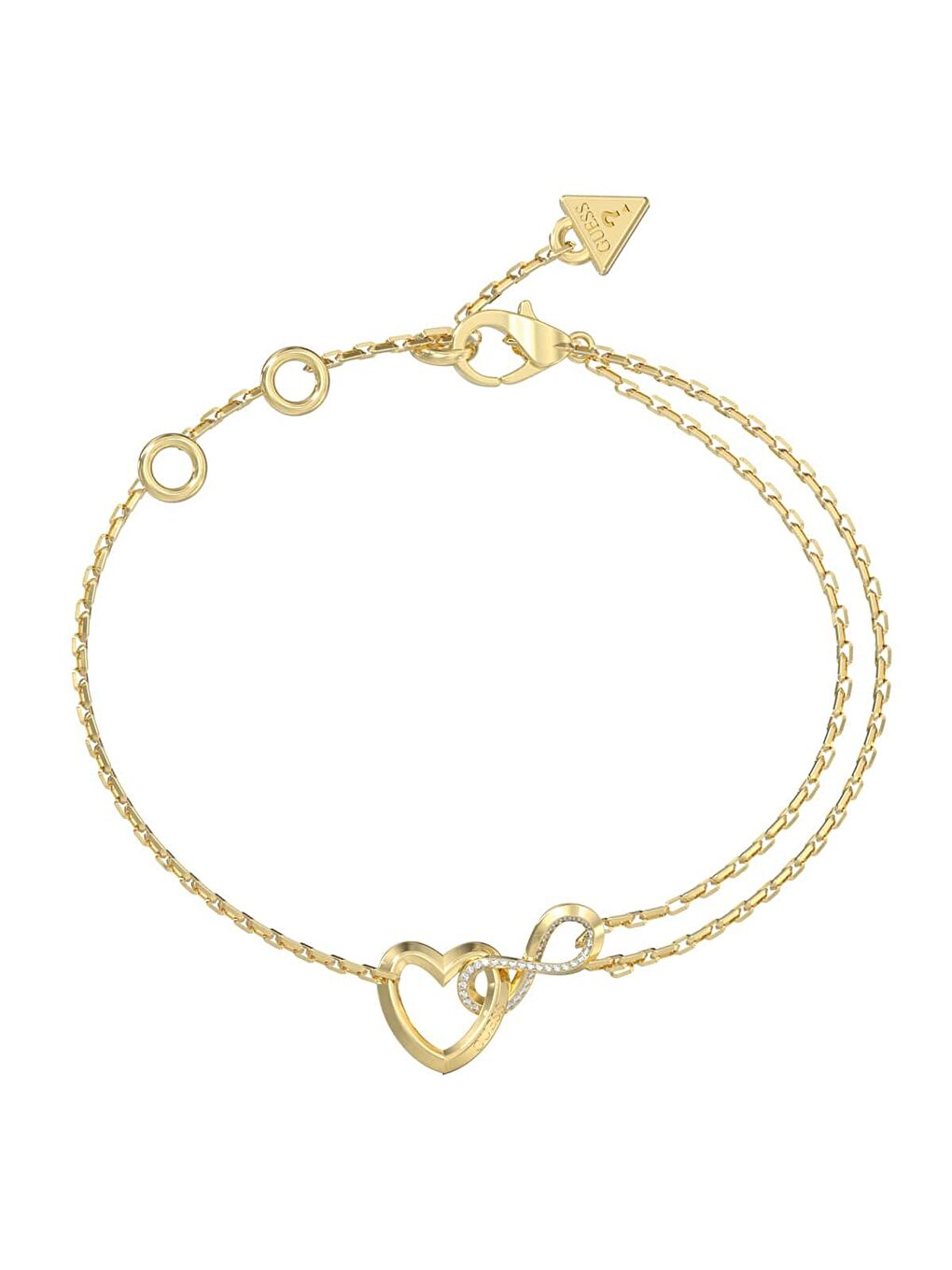 Sarı JGUJUBB05531JWYGS Kalpli Kadın Bileklik