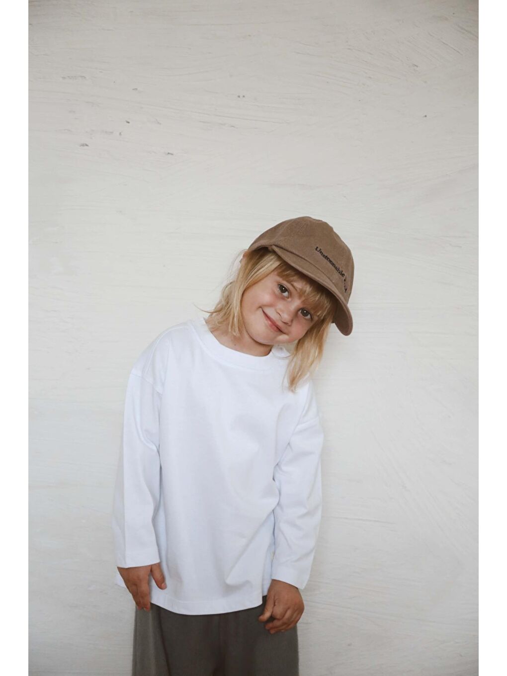 Beyaz Basic Uzun Kollu T-Shirt-6