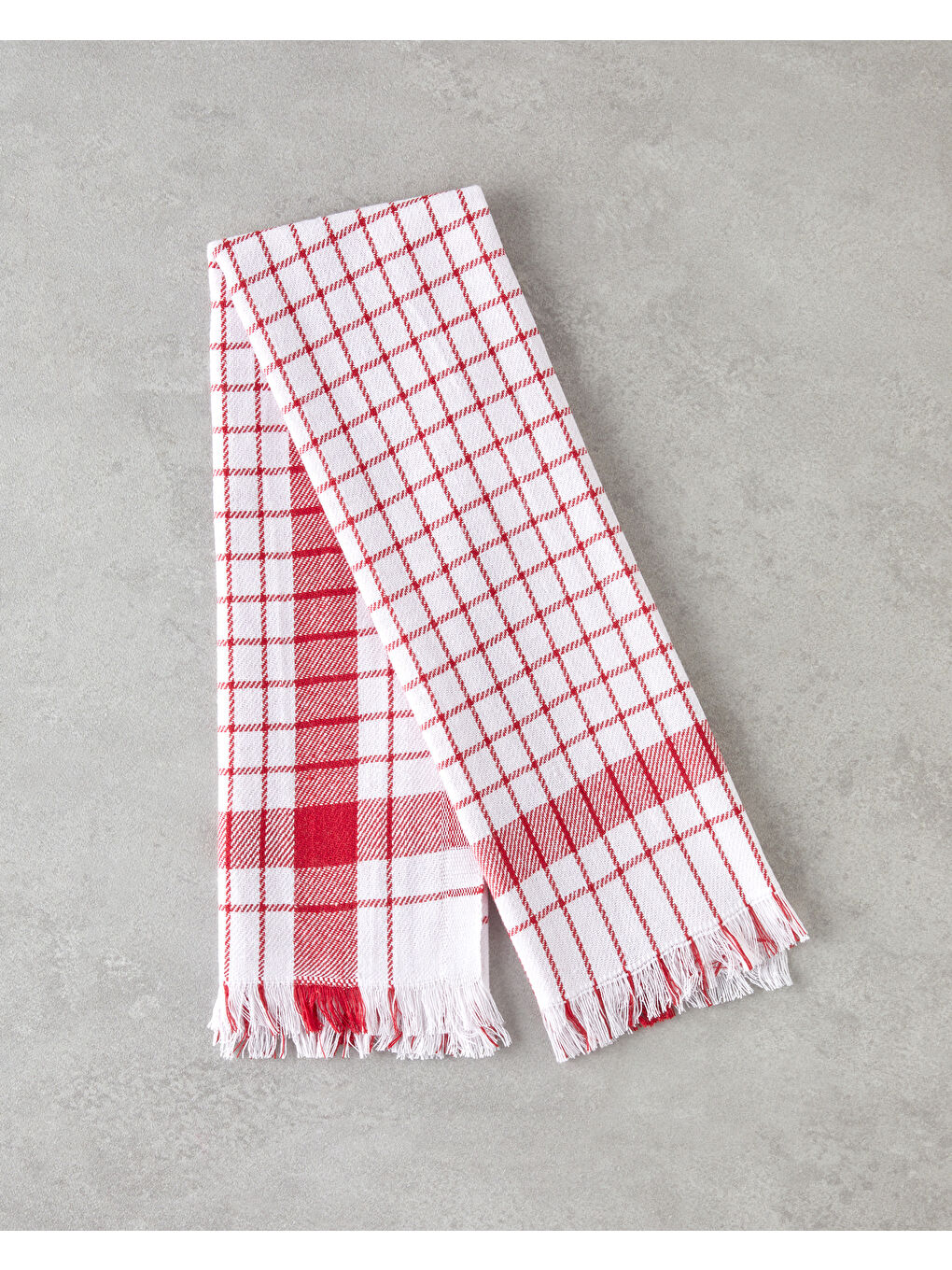 Evelyn Pamuk Polyester Kurulama Bezi 40x60 cm Kırmızı