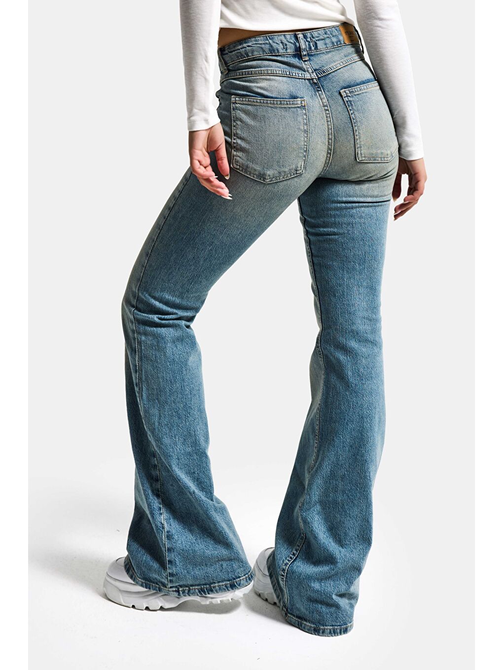 Mavi Kadın A.Tint 4s6-32 Mid Rise Flare Fit Esnek Kumaş Denim Jean-3