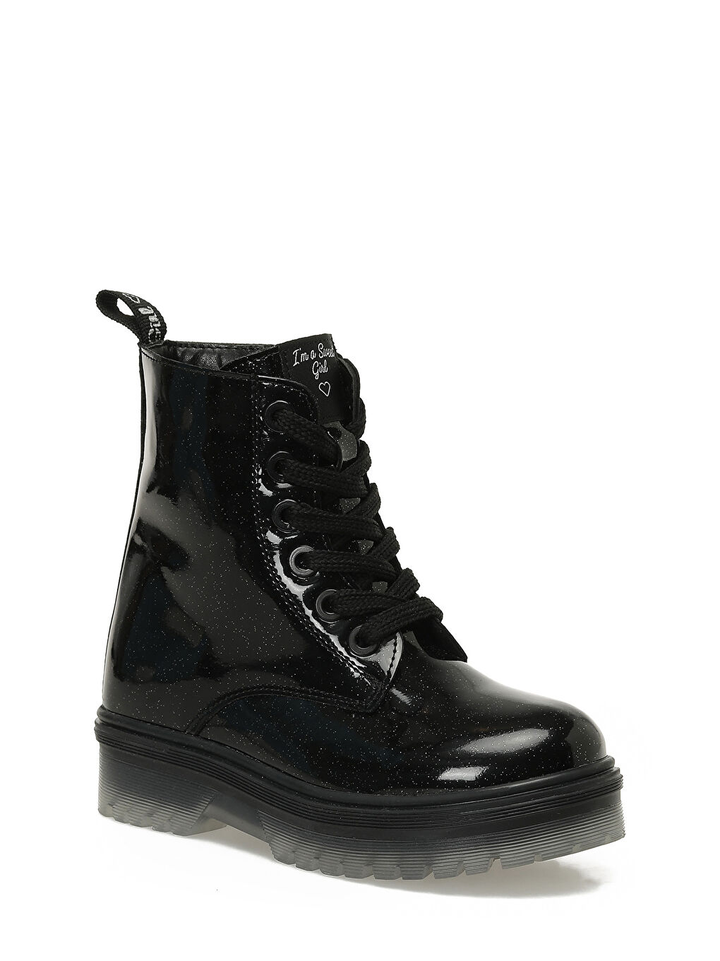 ALESSIA F 5PR Siyah Kız Çocuk Worker Bot-1