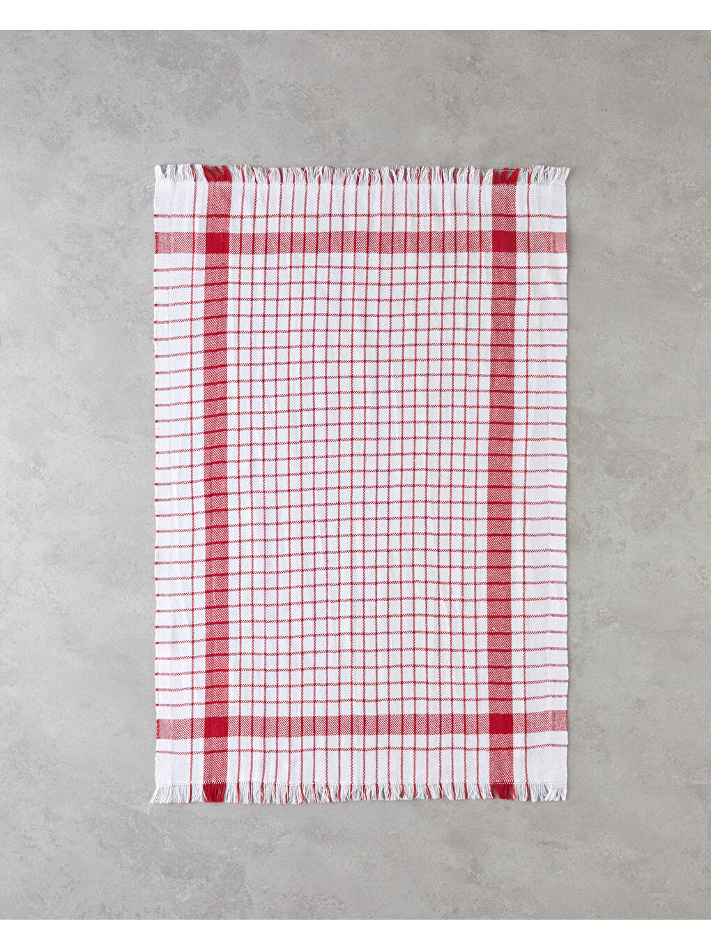 Evelyn Pamuk Polyester Kurulama Bezi 40x60 cm Kırmızı-1