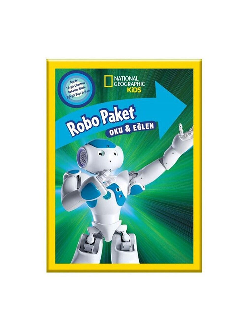 National Geographic Kids Beyaz-Renklibaskı Robo Paket Oku Eğlen