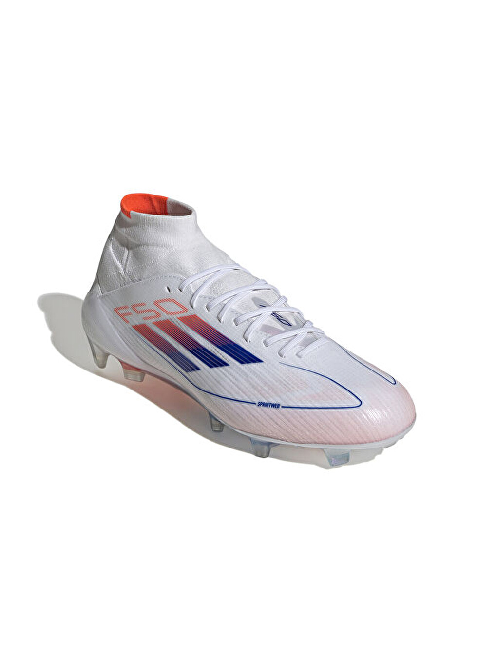 F50 Elite Mid Fg W Unisex Çim Zemin Kramponu Id9203 Beyaz-5