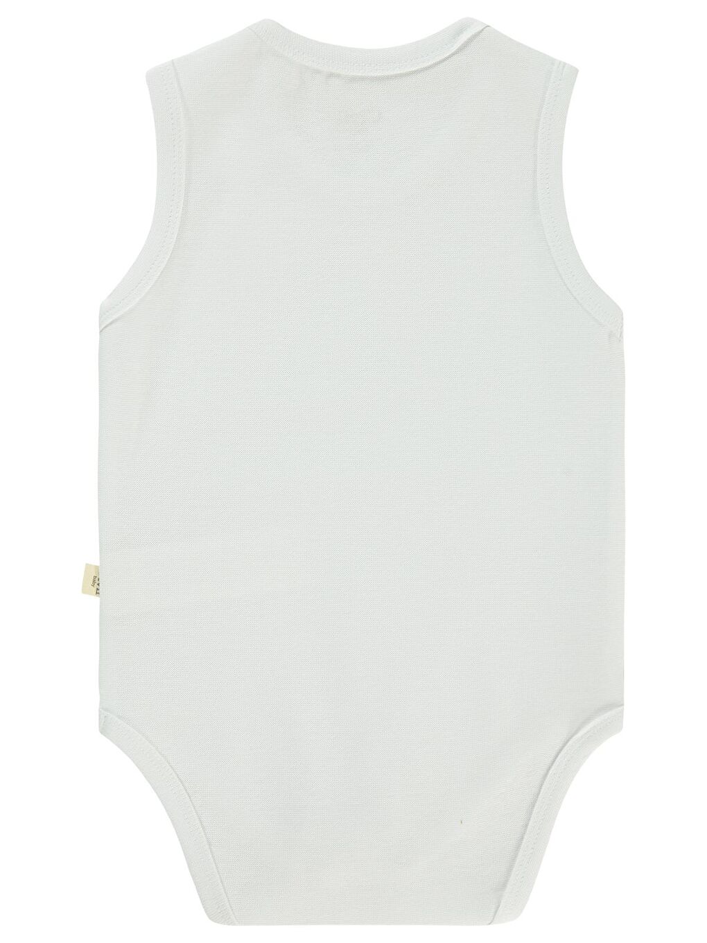 Baby Organik 5 li Sıfır Kol 3-9 Ay Çıtçıtlı Badi - Ekru 3-6 Ay-1