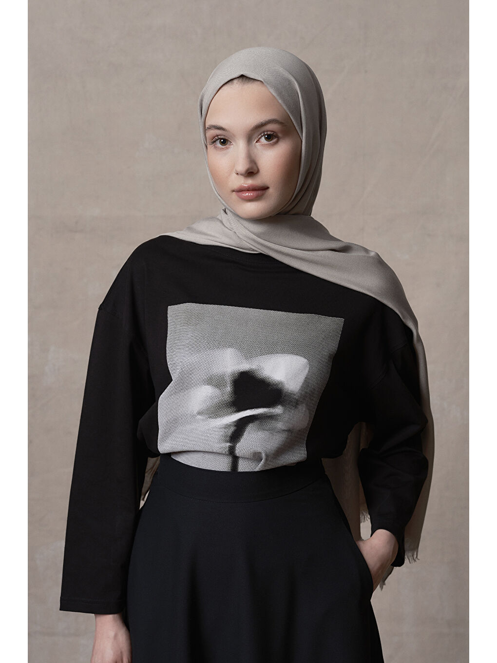 Modal Şal Gri-1