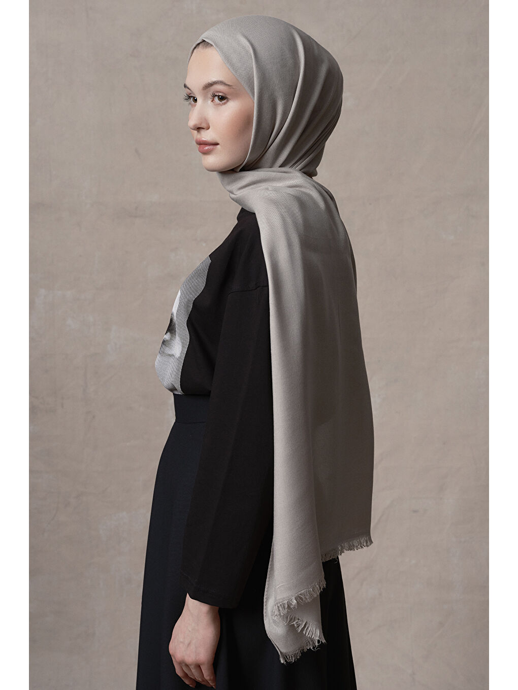 Modal Şal Gri-3