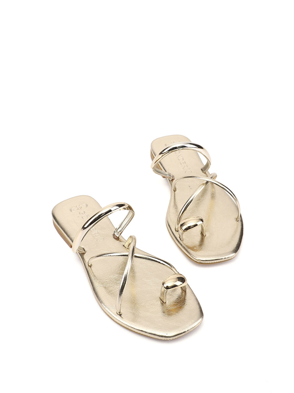 Sarı Kadın ALTIN Parmak Arası Terlik