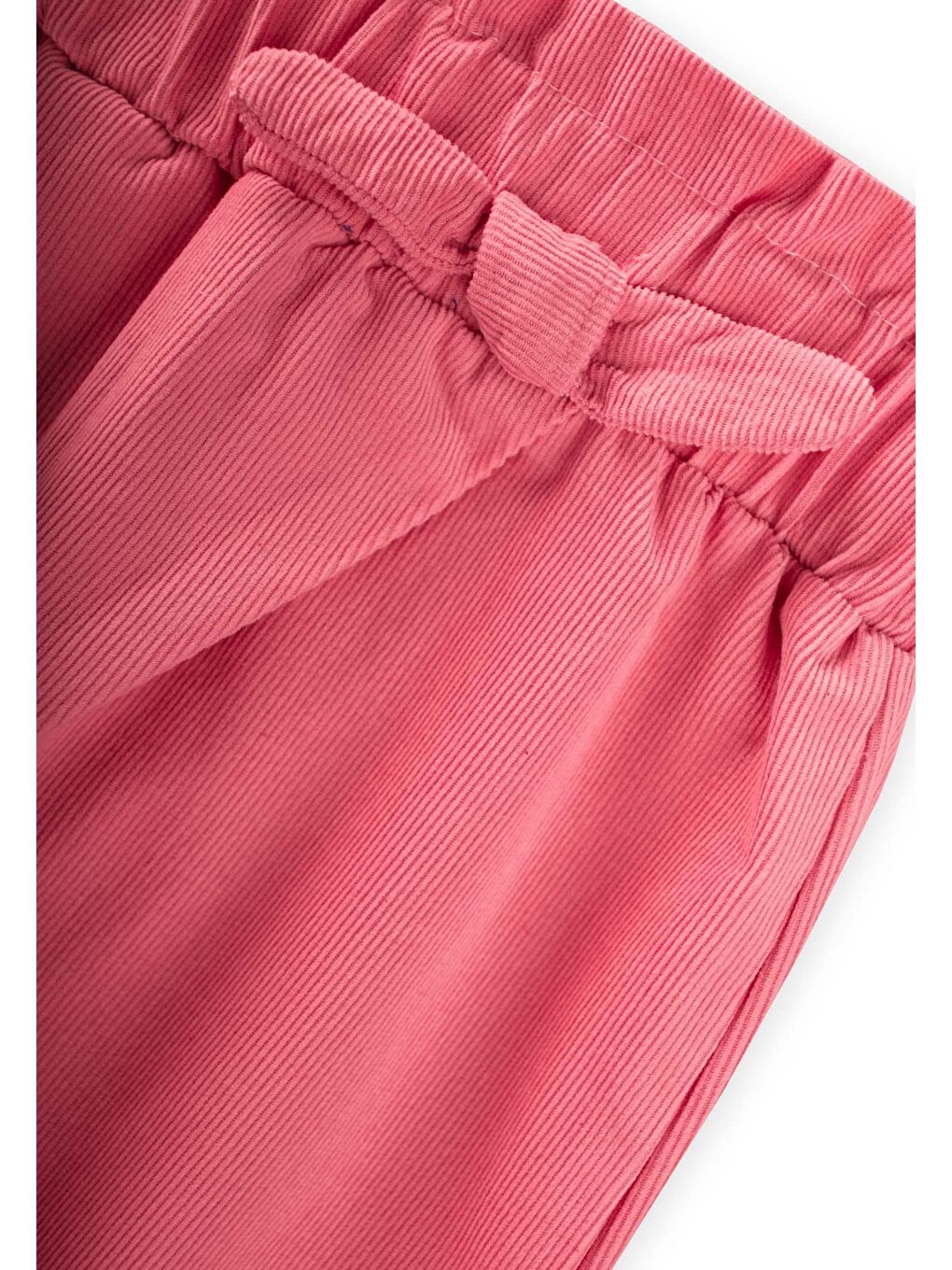 Kadife Bebe Şalvar Pantolon 0-3 Yaş Mercan-2