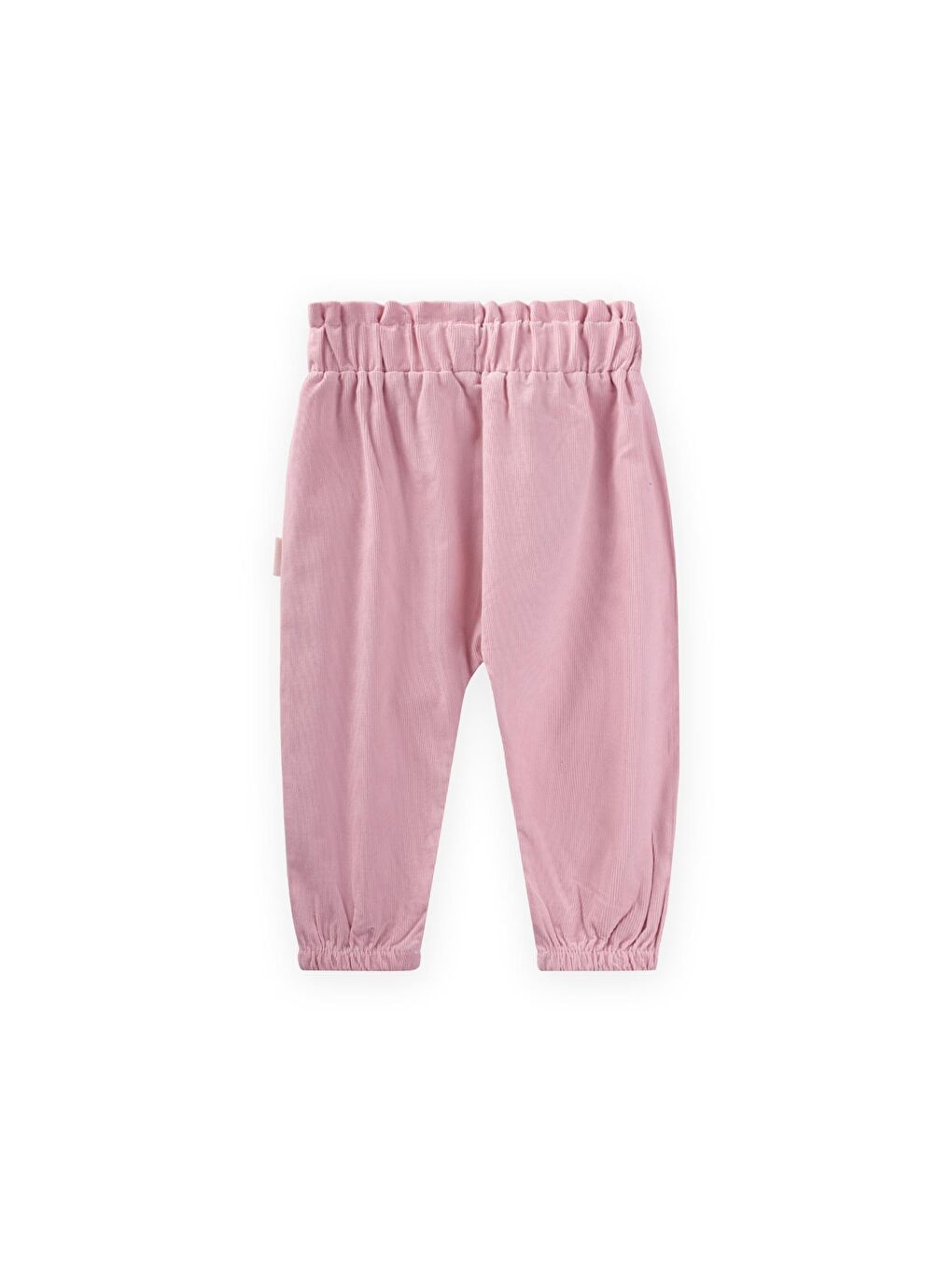 Mor Kadife Bebe Şalvar Pantolon 0-3 Yaş Leylak-1