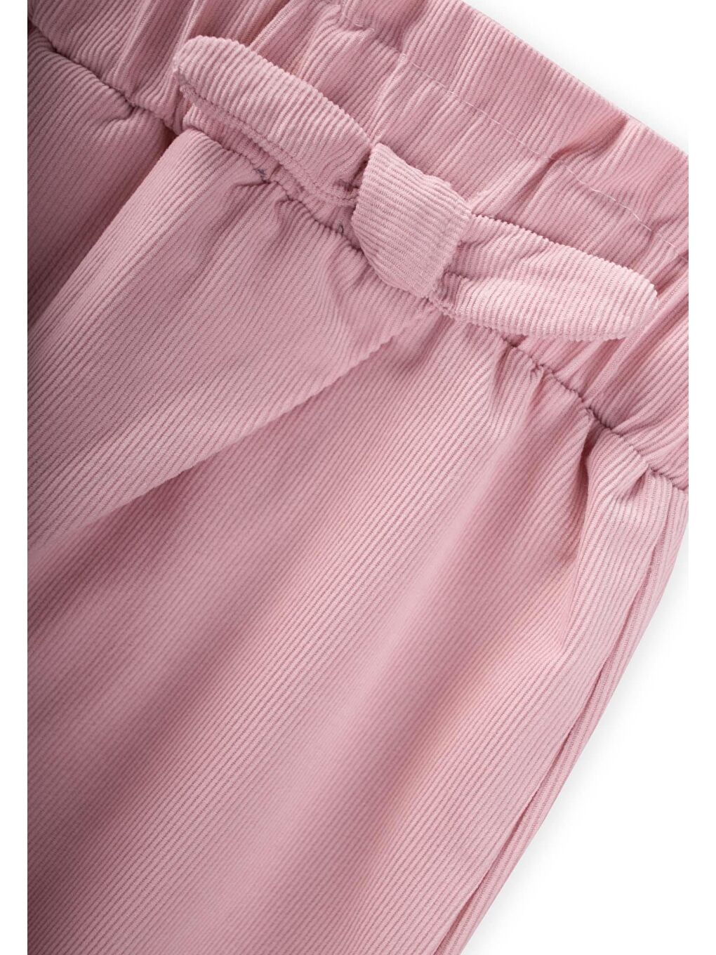 Mor Kadife Bebe Şalvar Pantolon 0-3 Yaş Leylak-2