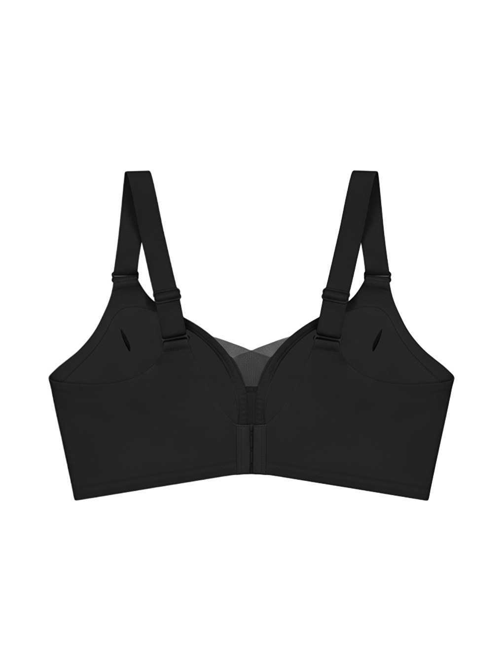 Seamless Bra - Shape | Siyah Lazer Kesim Dikişsiz Toparlayıcı Büyük Beden Tüllü Kadın Sütyen-1