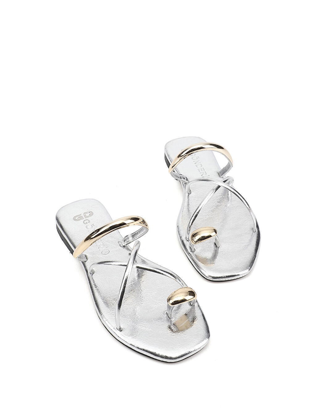 Gri Kadın GÜMÜŞ-GRİ Parmak Arası Terlik