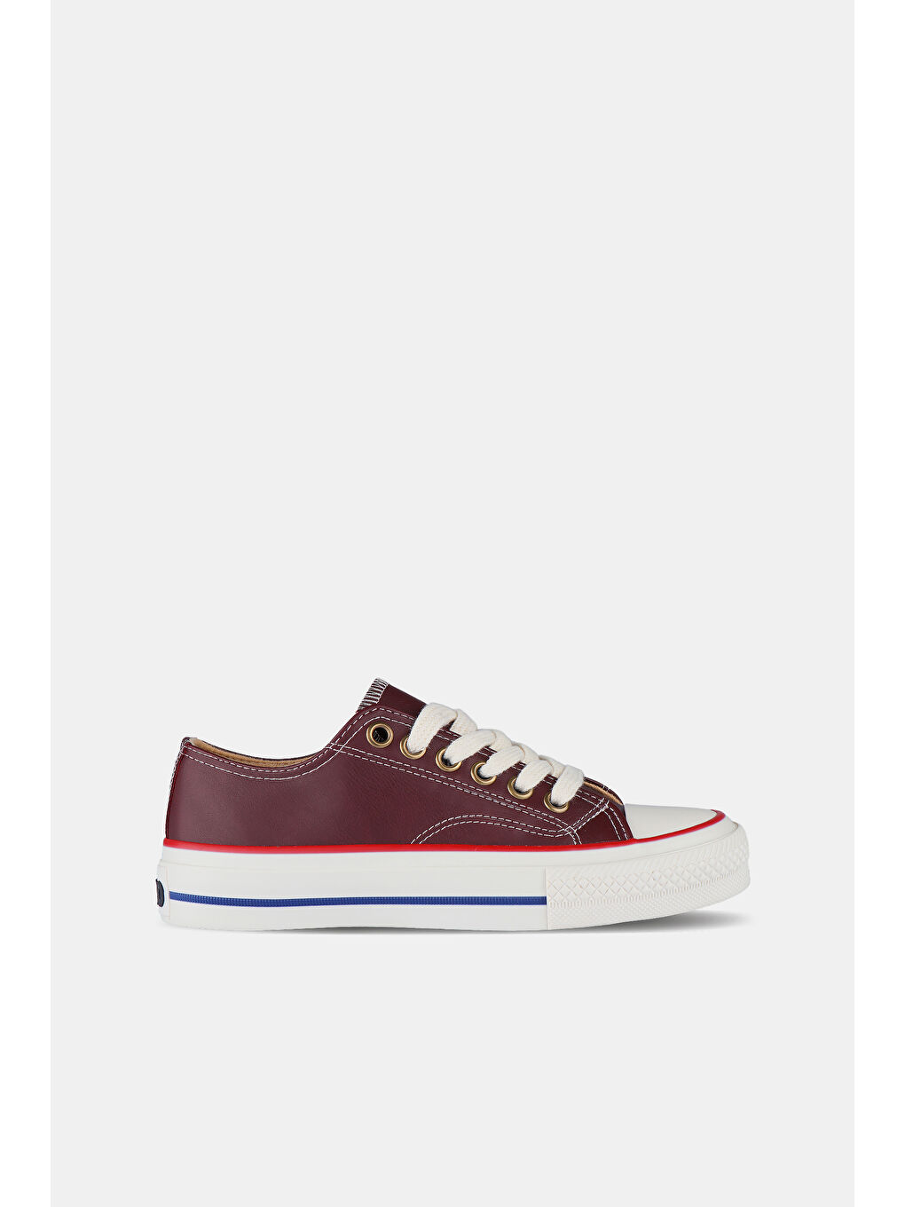 Vicco Navar Basic Unisex Genç Bordo Sneaker