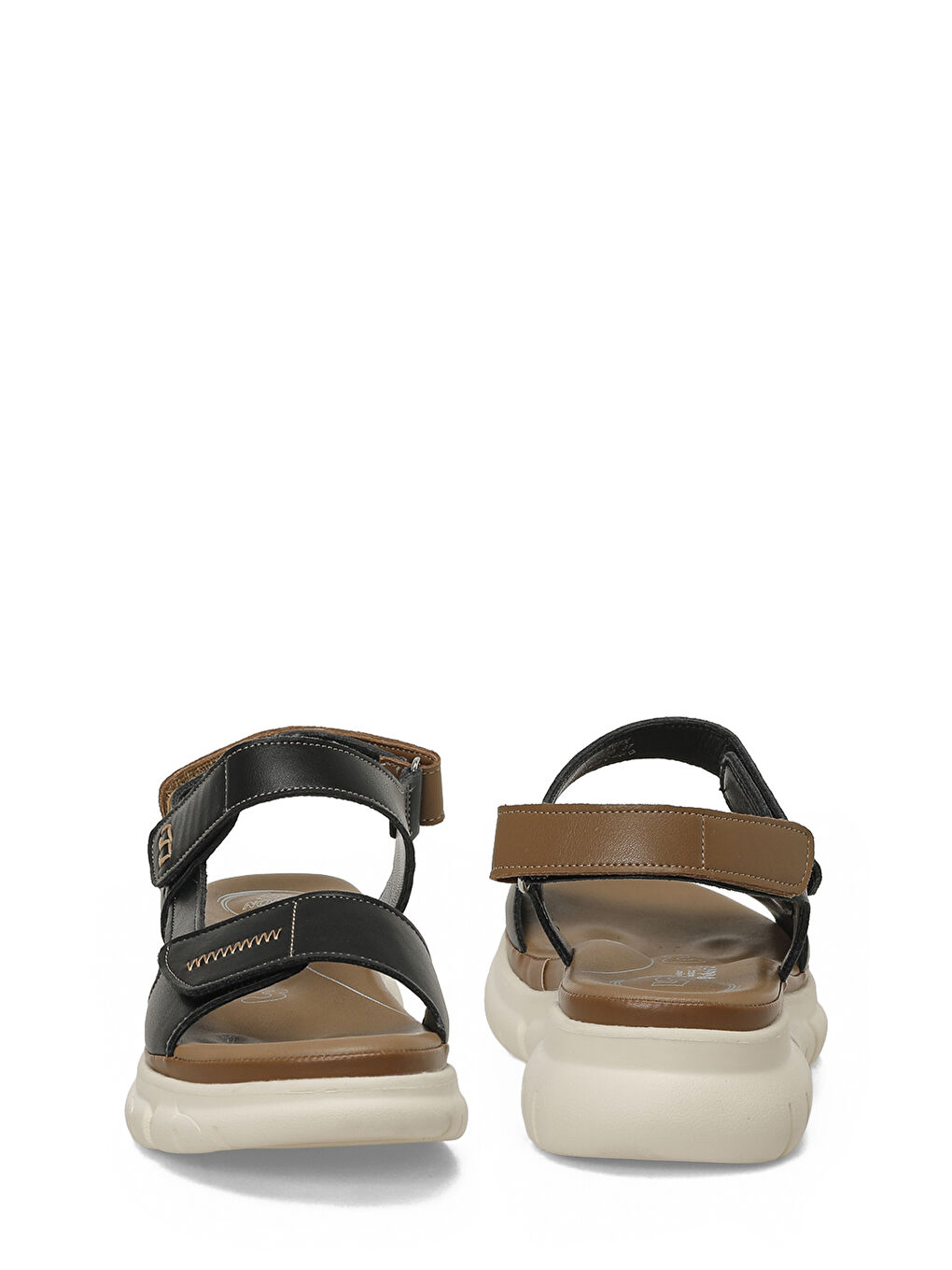 105798.Z Siyah Kadın Comfort Sandalet-4
