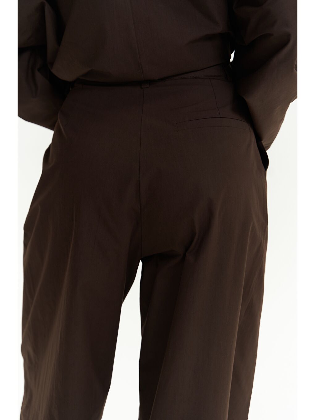 Mai Collection Kahverengi Blenham Kahve Gömlek Pantolon Takım - 7