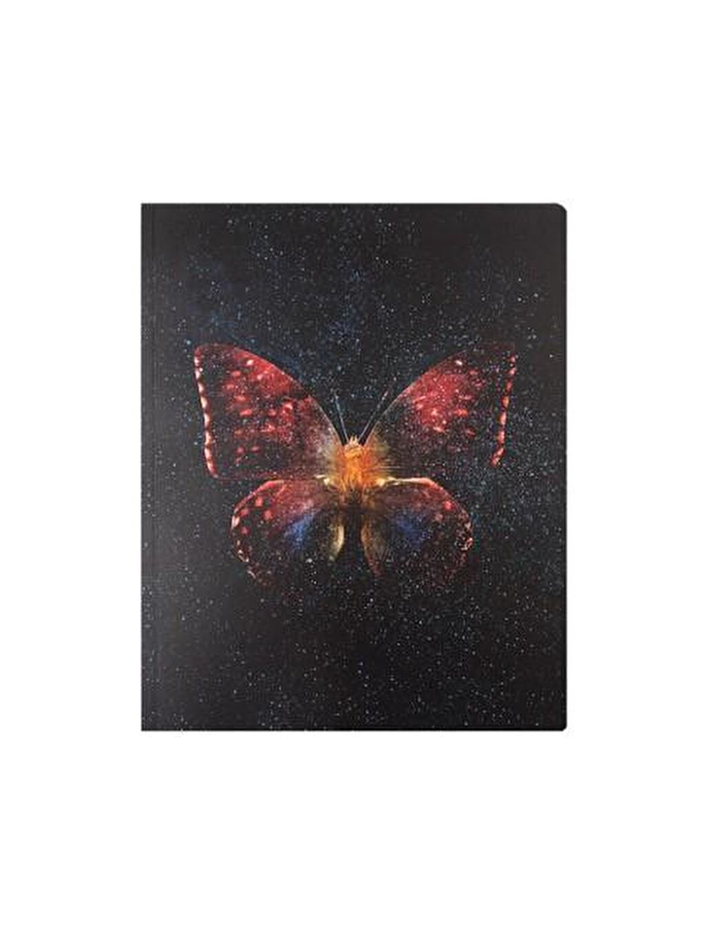 Keskin Color 20x25 Kareli  Defter Bind-Note Butterfly - Kırmızı