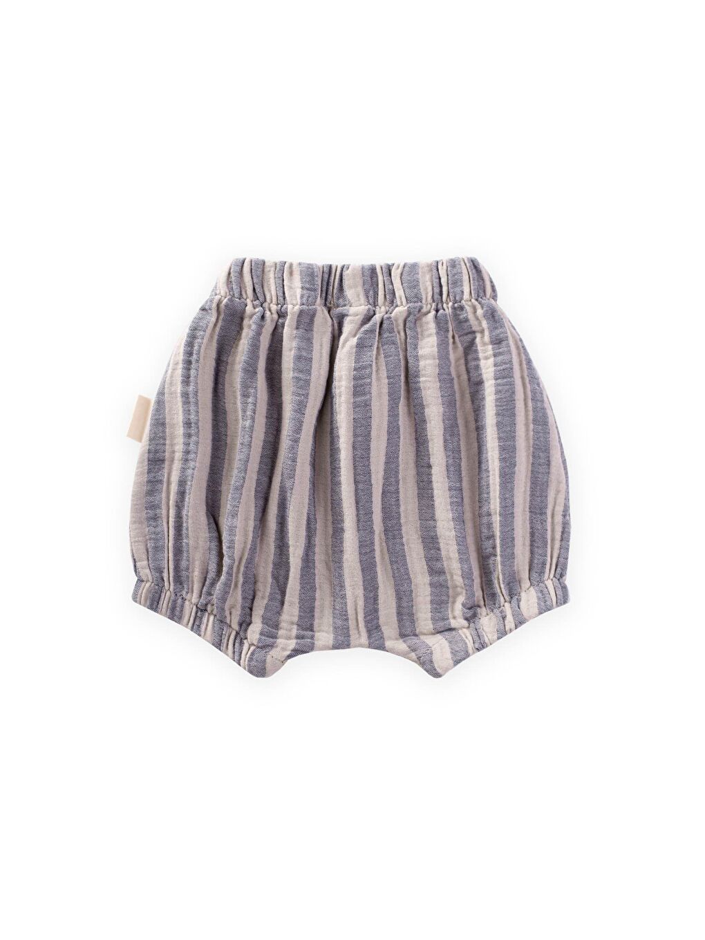 Lacivert Erkek Çocuk Çizgili Şort-1