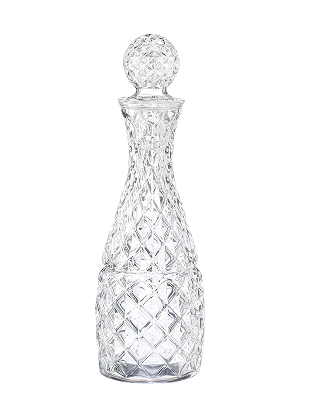 Renksiz Flora Cam Karaf 1000 ml Şeffaf