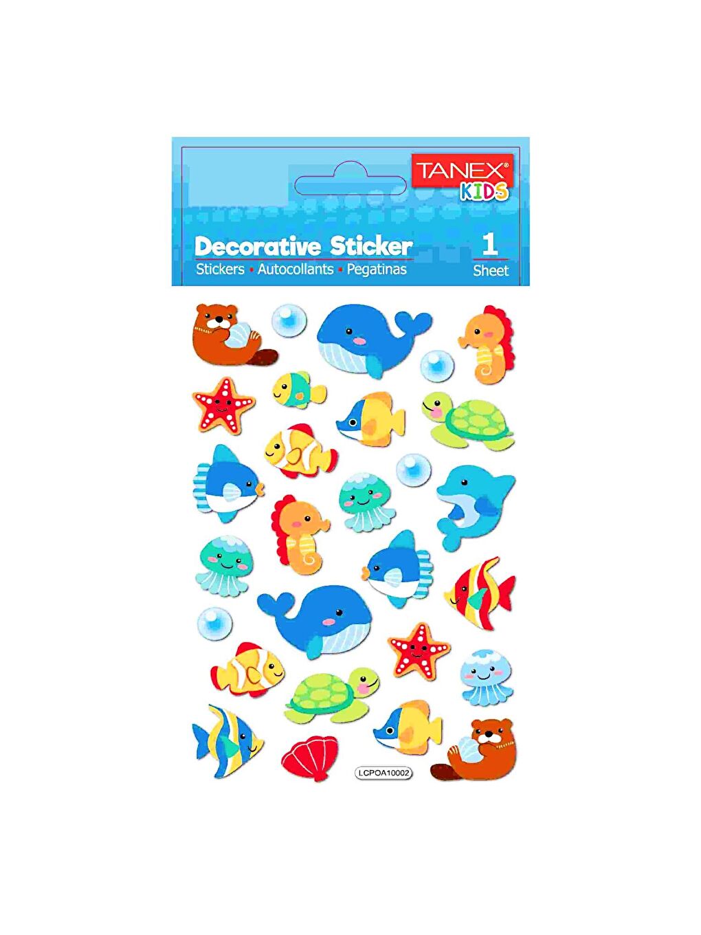 Kids Sticker Okyanus Canlıları 28 Parça (25184)
