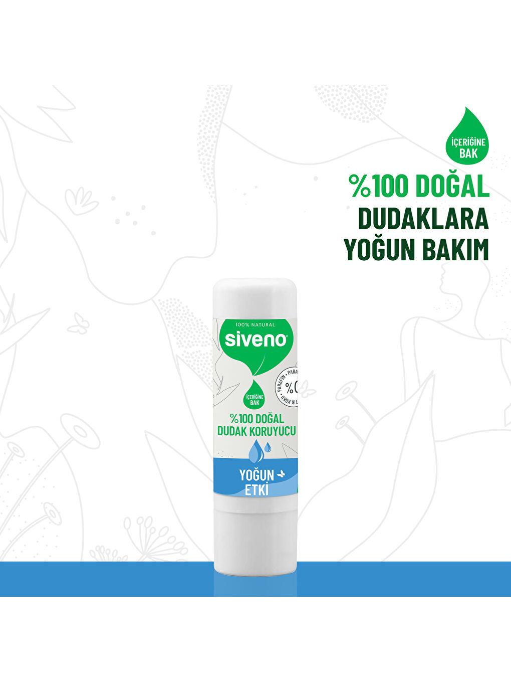 %100 Doğal Dudak Koruyucu Yoğun Etki Bitkisel Lipbalm Krem Nemlendirici Parlatıcı Onarıcı 6 G-3