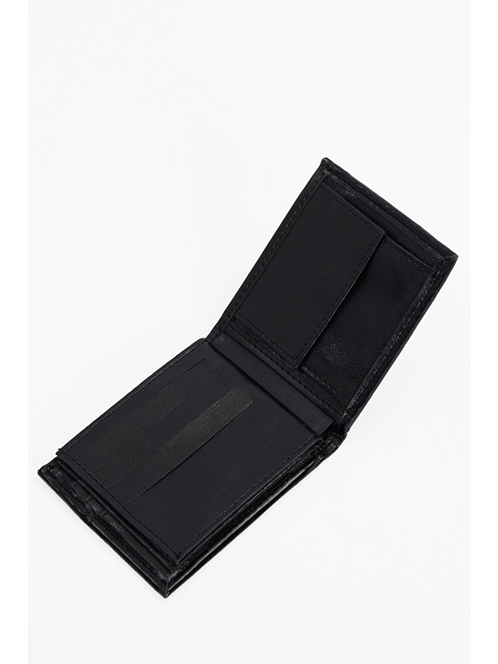 Vegan Deri Erkek Siyah Cüzdan-1