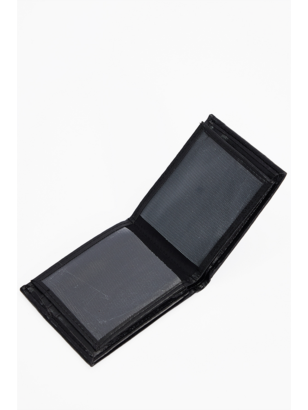 Vegan Deri Erkek Siyah Cüzdan-3