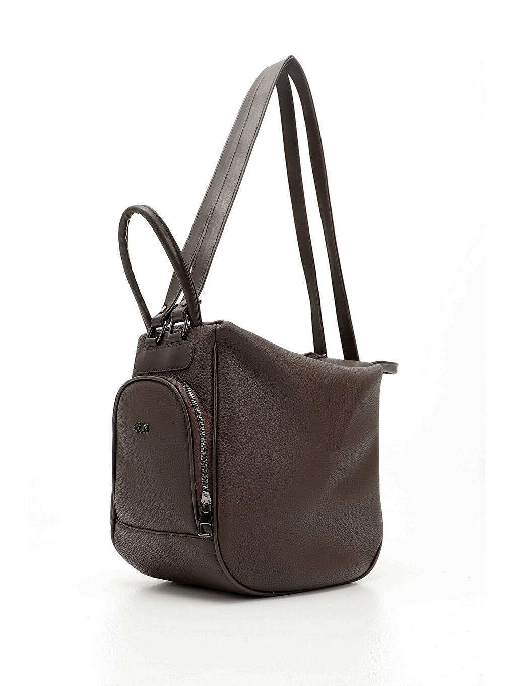 Kahverengi Kadın ÇİKOLATA KAHVE El Omuz Ve Sırt Çantası-2