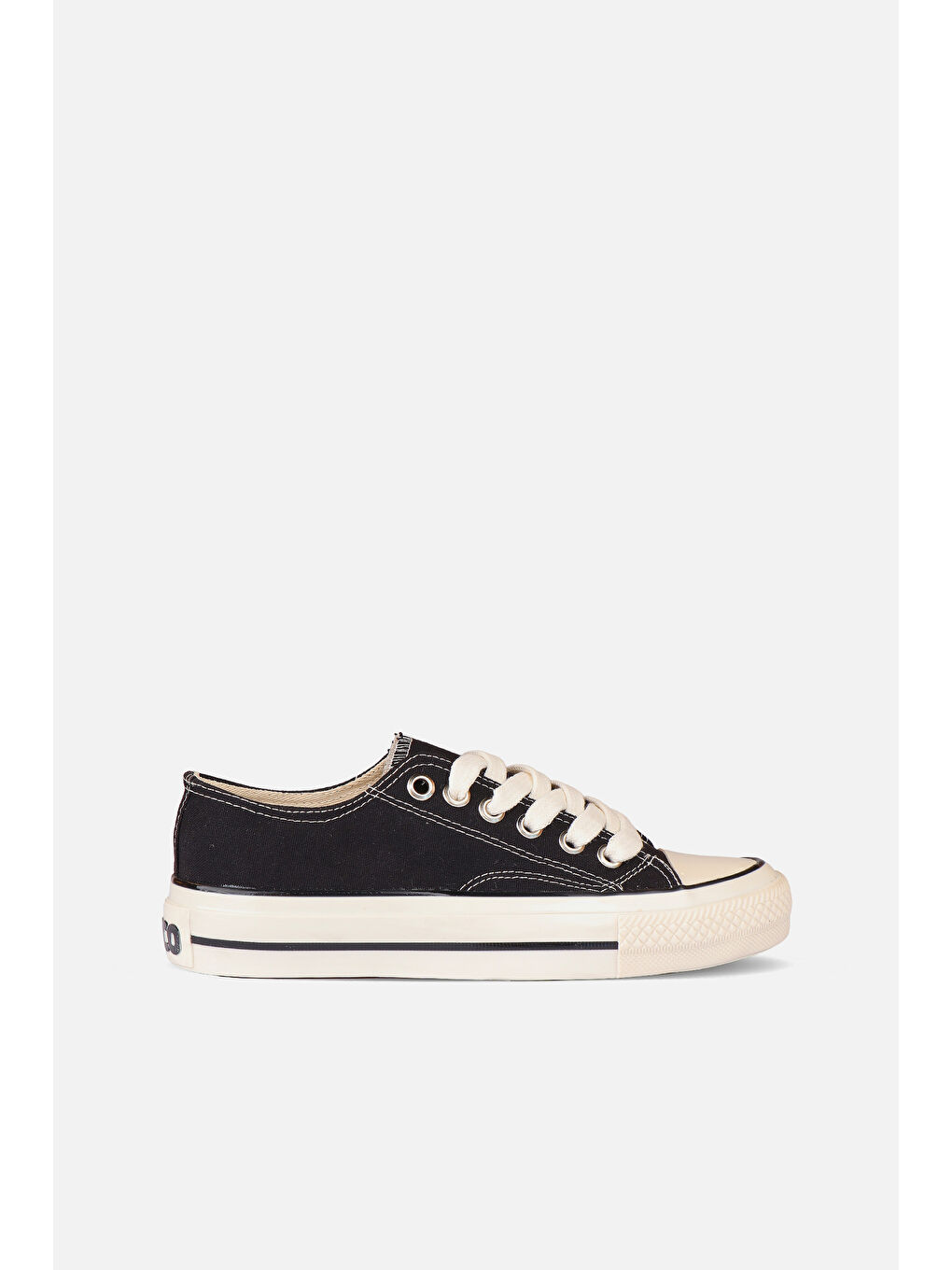 Idol Basic Unisex Genç Siyah Sneaker
