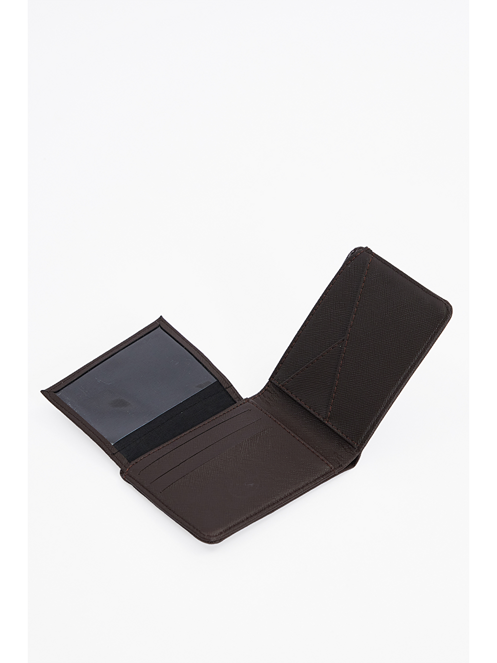 Vegan Deri Erkek Kahverengi Cüzdan-3